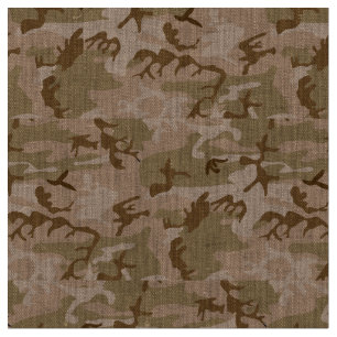 Desert Camo - Bruin Camouflage Stof