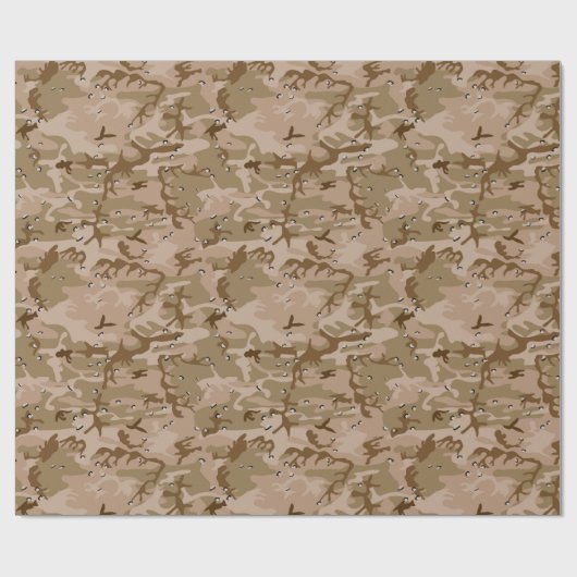 Desert Camo Cadeaupapier (Vlak)
