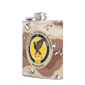 Desert Camo Cav Association Flask Heupfles (Links)