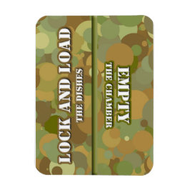 Desert Camo Lock in Load Dishwasher Magneet