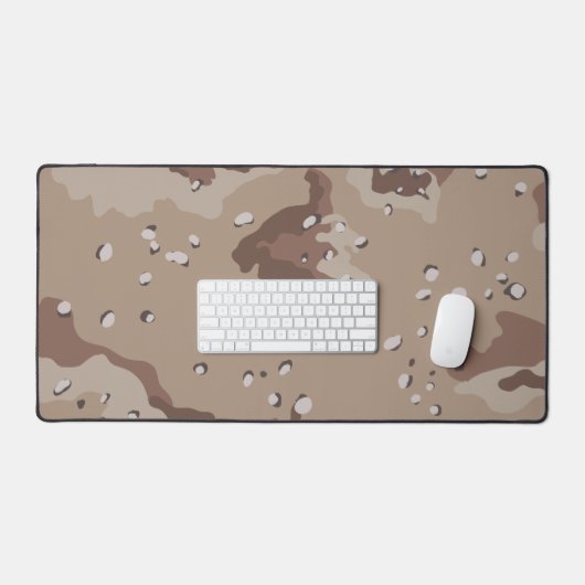 Desert Camo Masculine Design Bureaumat (Keyboard & Muis)