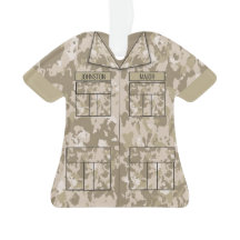Desert Camo militair gepersonaliseerde bezetting