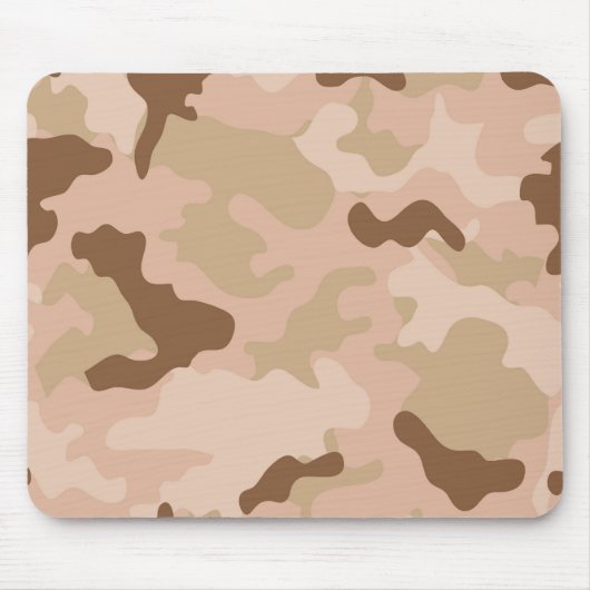 Desert Camo Mousepad Muismat (Voorkant)