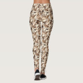 Desert Camo Print Vrouwen Leggings (Achterkant)