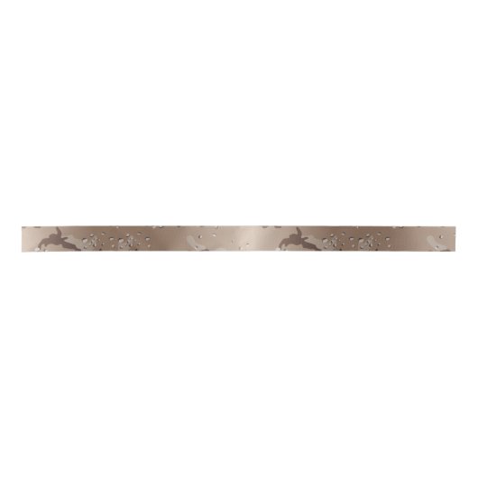 Desert Camo Satin Ribbon Satijnen Lint (Voorkant)