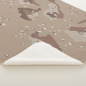 Desert Camo Sherpa Blanket Sherpa Deken (3/4)