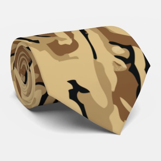Desert Camo Stropdas (Opgerold)