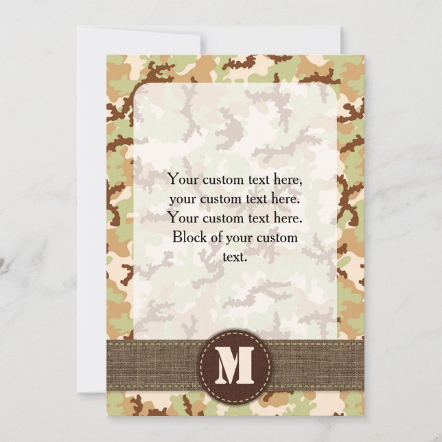 Desert camouflage (Voorkant)