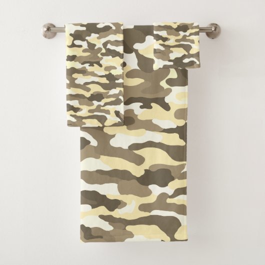 Desert Camouflage Bad Handdoek (Insitu)