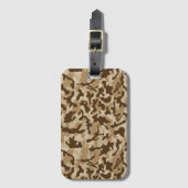 Desert Camouflage Bagagelabel (Voorkant (verticaal))