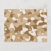 Desert Camouflage Briefkaart (Voorkant)