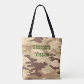 Desert Camouflage Brown Tote Bag (Achterkant)