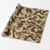 Desert Camouflage Cadeaupapier (Uitgerold)