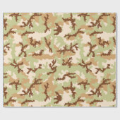 Desert camouflage cadeaupapier (Vlak)
