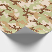 Desert camouflage cadeaupapier (Hoek)
