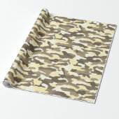 Desert Camouflage Cadeaupapier (Uitgerold)