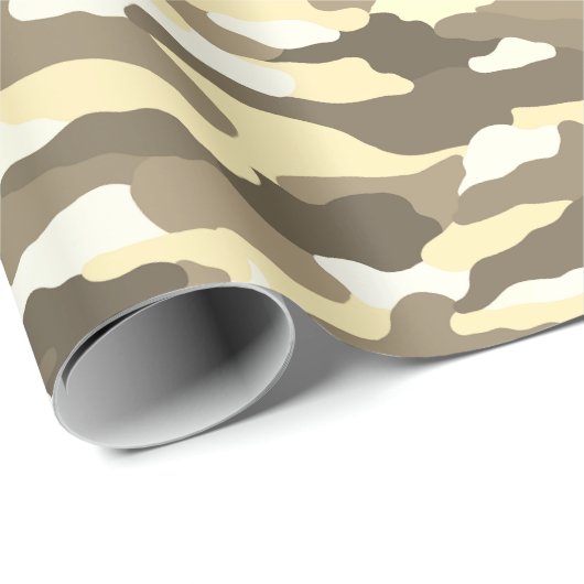 Desert Camouflage Cadeaupapier (Rol Hoek)