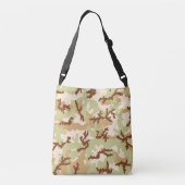 Desert camouflage crossbody tas (Achterkant)