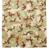 Desert camouflage douchegordijn (Voorkant)