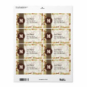 Desert camouflage etiket (Full Sheet)