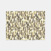 Desert Camouflage Fleece Deken (Voorkant (Horizontaal))