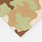 Desert camouflage fleece deken (Hoek)