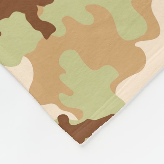 Desert camouflage fleece deken (Hoek)