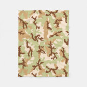 Desert camouflage fleece deken (Voorkant)