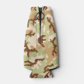 Desert camouflage flesjeskoeler (Achterkant)