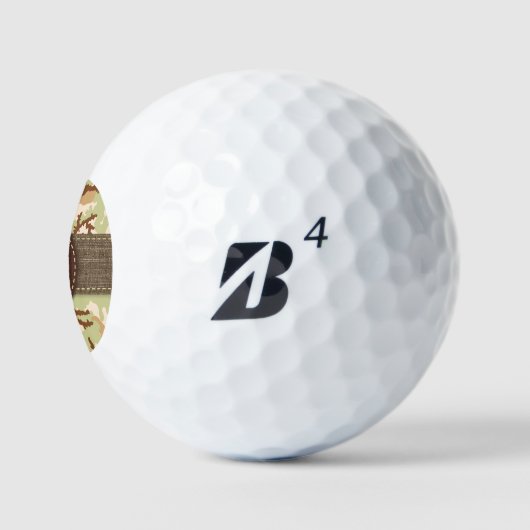 Desert camouflage golfballen (Logo)