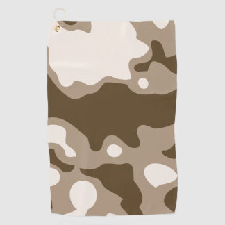 Desert Camouflage Golfhanddoek