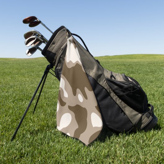 Desert Camouflage Golfhanddoek (Groen)