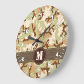 Desert camouflage grote klok (Hoek)