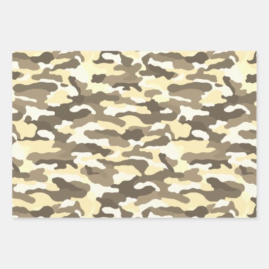 Desert Camouflage Inpakpapier Vel (Voorkant)