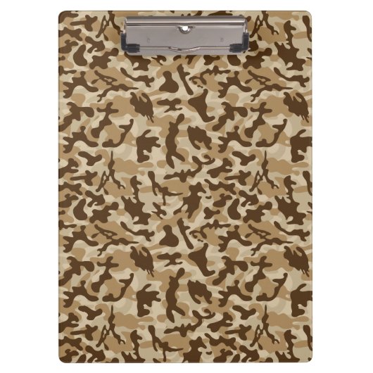 Desert Camouflage Klembord (Voorkant)