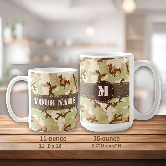 Desert camouflage koffiemok
