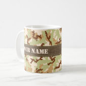Desert camouflage koffiemok (Voorkant links)