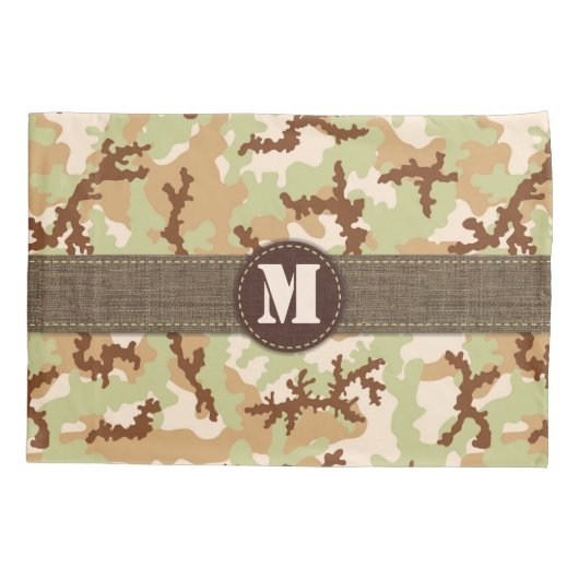 Desert camouflage kussensloop (Achterkant)