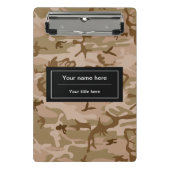 Desert Camouflage, leger, leger Mini Klembord (Voorkant)