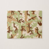 Desert camouflage legpuzzel (Horizontaal)