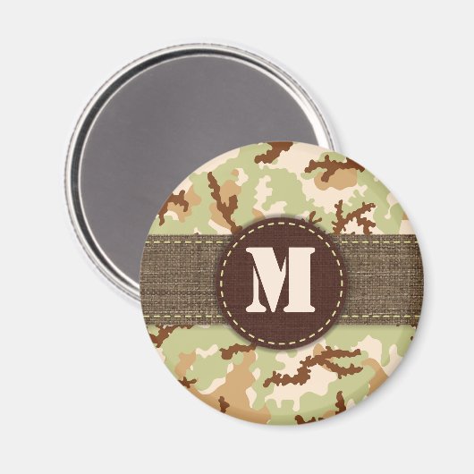Desert camouflage magneet (Voorkant / Achterkant)