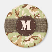 Desert camouflage magneet (Voorkant)
