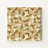 Desert Camouflage Notitieboek (Achterkant)