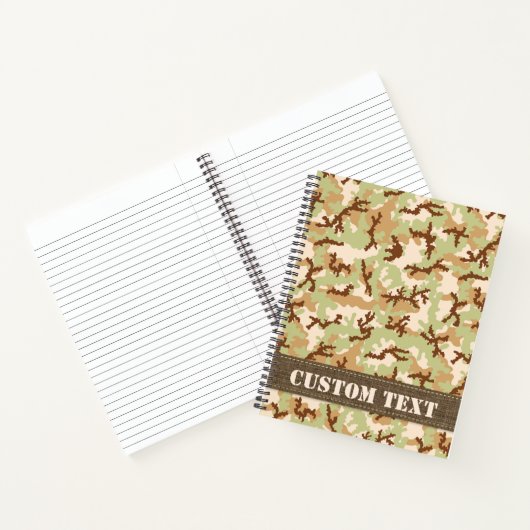 Desert Camouflage Notitieboek (Binnen)