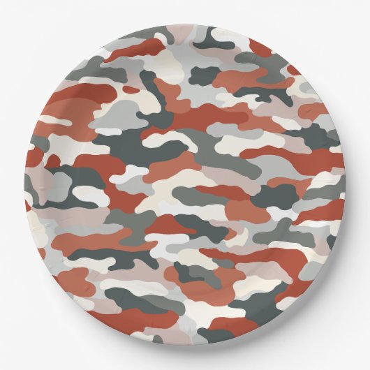 Desert Camouflage Papieren Bordje (Voorkant)