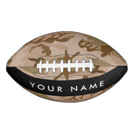 Desert Camouflage Patroon, uw naam, personaliseren American Football