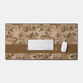 Desert Camouflage Patroon, uw naam, personaliseren Bureaumat (Keyboard & Muis)