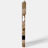 Desert Camouflage Patroon, uw naam, personaliseren Case-Mate iPhone Case (Achterkant / Rechts)