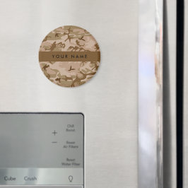 Desert Camouflage Patroon, uw naam, personaliseren Magneet