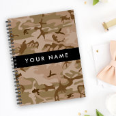 Desert Camouflage Patroon, uw naam, personaliseren Planner